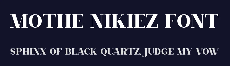 Mothe Nikiez Font by ErmediaStudio — Serif Font — thumbnail 2