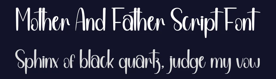 Mother And Father Script Font by andikastudio — Script Handwritten Font — thumbnail 2