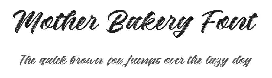 Mother Bakery Font by Aluyeah Studio — Script Handwritten Font
