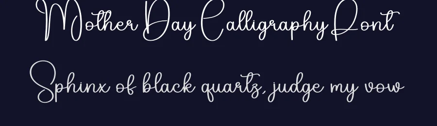 Mother Day Calligraphy Font by creativeletter — Script Handwritten Font — thumbnail 2