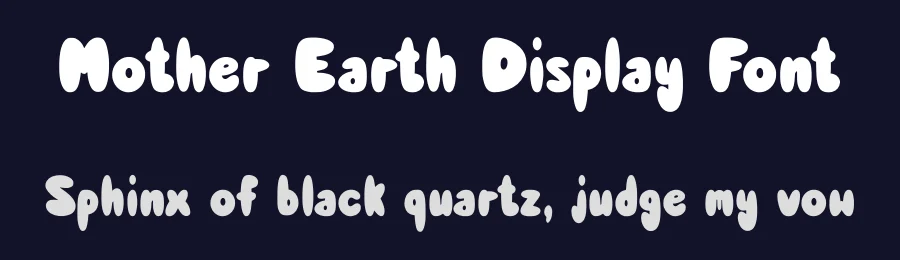 Mother Earth Display Font by Siapgraph — Display Font — thumbnail 2