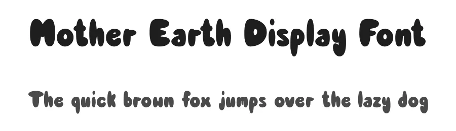 Mother Earth Display Font by Siapgraph — Display Font