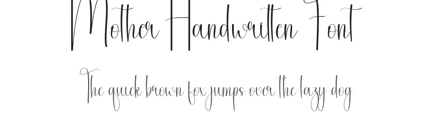 Mother Handwritten Font by andikastudio — Script Handwritten Font
