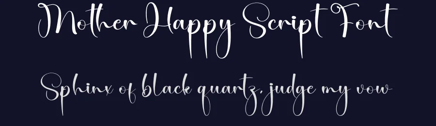 Mother Happy Script Font by creativeletter — Script Handwritten Font — thumbnail 2