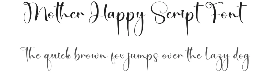 Mother Happy Script Font by creativeletter — Script Handwritten Font