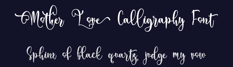 Mother Love Calligraphy Font by letterara — Script Handwritten Font — thumbnail 2