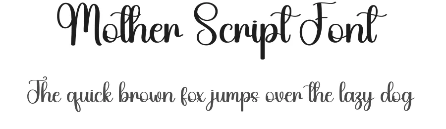 Mother Script Font by creativeletter — Script Handwritten Font