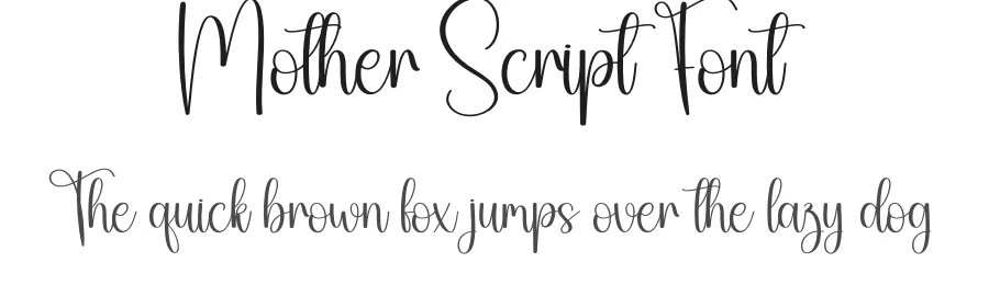 Mother Script Font by creativeletter — Script Handwritten Font
