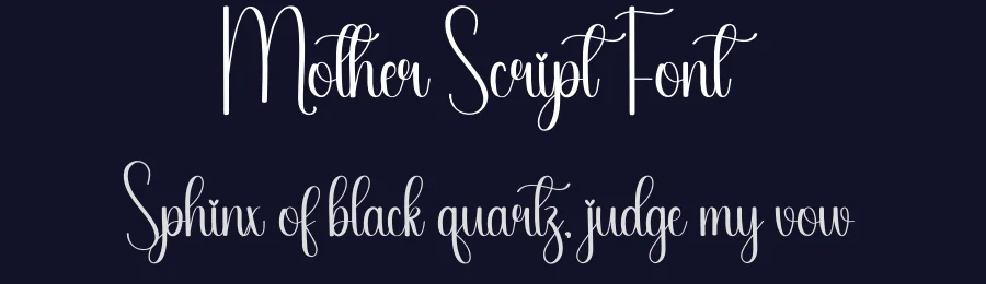 Mother Script Font by creativeletter — Script Handwritten Font — thumbnail 2