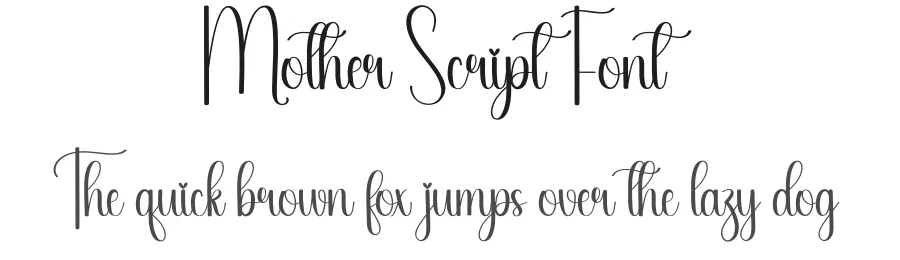 Mother Script Font by creativeletter — Script Handwritten Font
