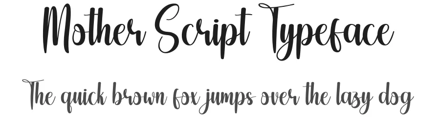 Mother Script Typeface by creativeletter — Script Handwritten Font