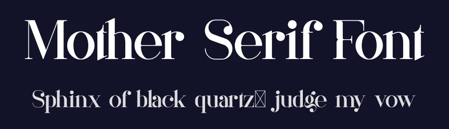 Mother Serif Font by vp_creative_shop — Serif Font — thumbnail 2