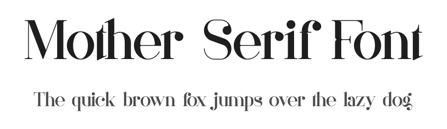 Mother Serif Font by vp_creative_shop — Serif Font