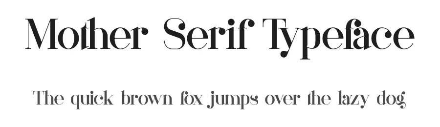 Mother Serif Typeface by vp_creative_shop — Serif Font