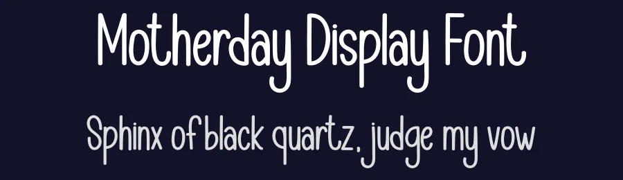 Motherday Display Font by andikastudio — Display Font — thumbnail 2