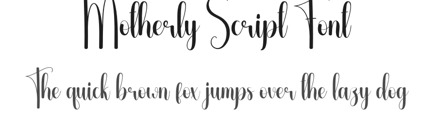 Motherly Script Font by andikastudio — Script Handwritten Font