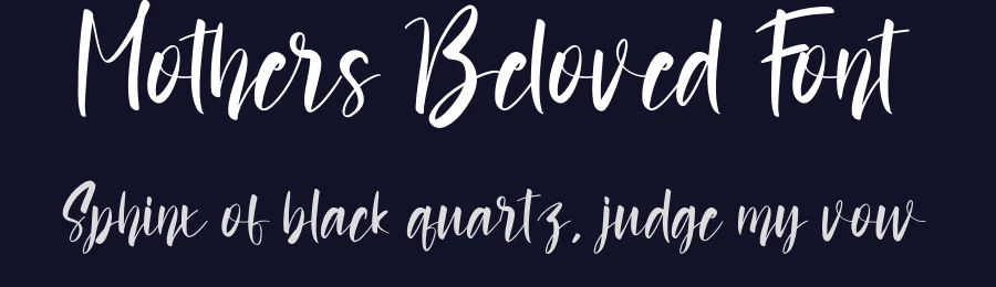 Mothers Beloved Font by creativeletter — Script Handwritten Font — thumbnail 2