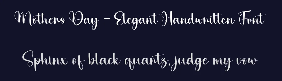 Mothers Day – Elegant Handwritten Font by andikastudio — Script Handwritten Font — thumbnail 2
