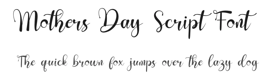 Mothers Day Script Font by kateengciu — Script Handwritten Font