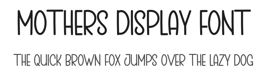 Mothers Display Font by inermediaSTUDIO — Display Font