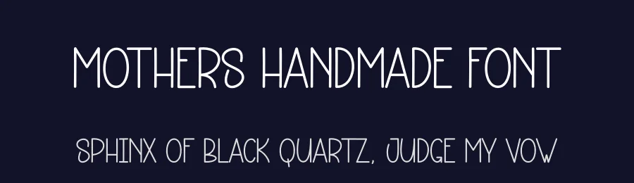 Mothers Handmade Font by andikastudio — Display Font — thumbnail 2