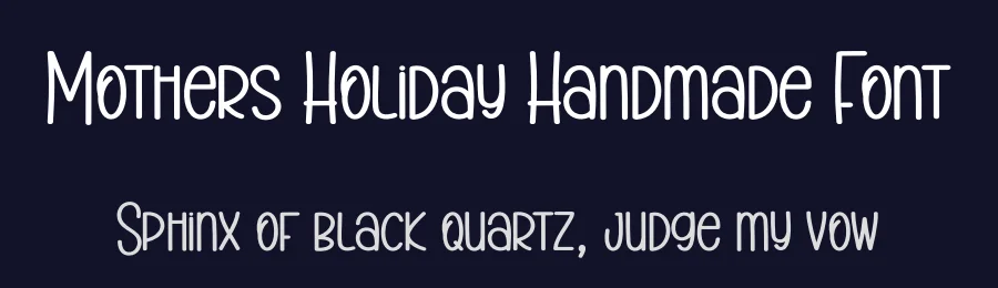 Mothers Holiday Handmade Font by andikastudio — Display Font — thumbnail 2