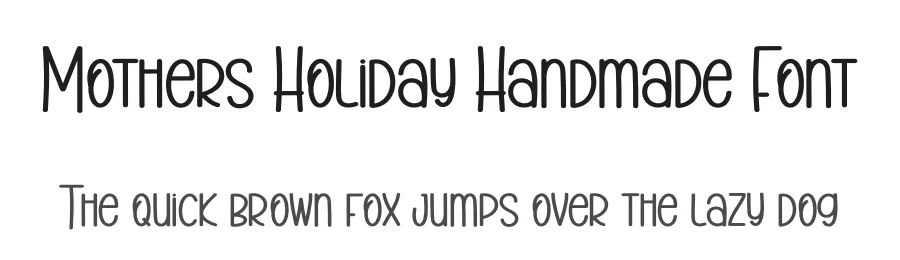 Mothers Holiday Handmade Font by andikastudio β Display Font