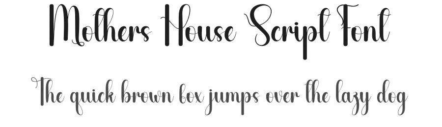 Mothers House Script Font by andikastudio — Script Handwritten Font
