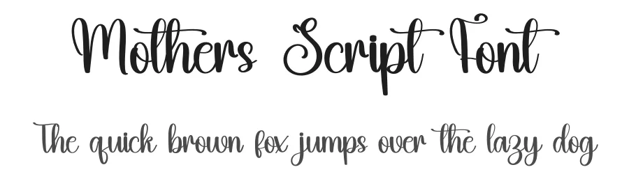 Mothers Script Font by inermediaSTUDIO — Script Handwritten Font