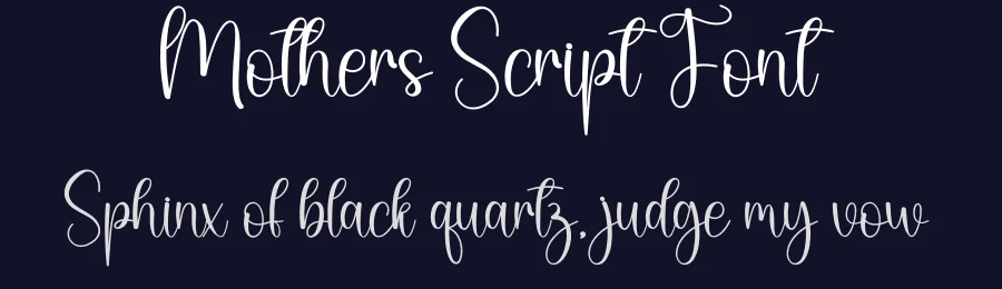 Mothers Script Font by creativeletter — Script Handwritten Font — thumbnail 2