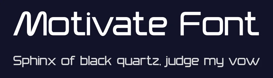 Motivate Font by MasyafiStudio — Display Font — thumbnail 2
