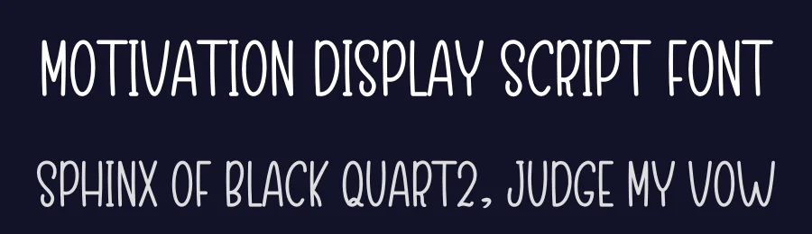Motivation Display Script Font by freshtypeink — Display Font — thumbnail 2