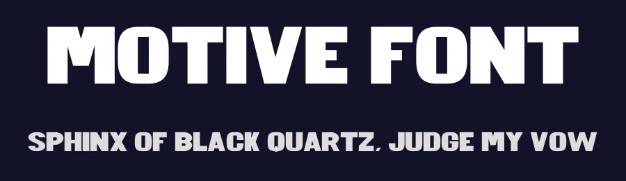 Motive Font by Funtype — Sans Serif Font — thumbnail 2