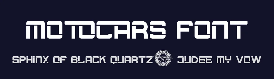 Motocars Font by CalligraphyFonts.net — Sans Serif Font — thumbnail 2