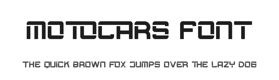 Motocars Font by CalligraphyFonts.net — Sans Serif Font