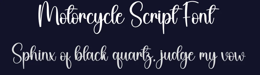 Motorcycle Script Font by creativeletter — Script Handwritten Font — thumbnail 2