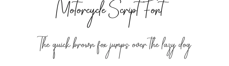 Motorcycle Script Font by creativeletter — Script Handwritten Font