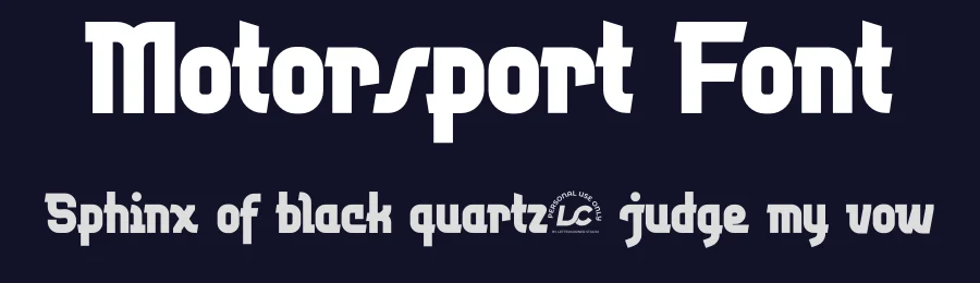 Motorsport Font by mhdafifersya — Display Font — thumbnail 2