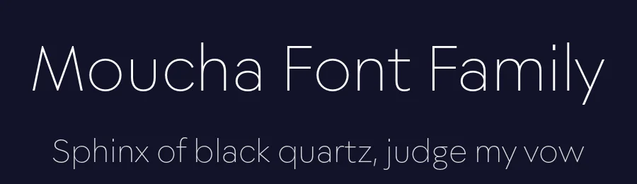 Moucha Font Family by Vibrant Types — Sans Serif Font — thumbnail 2