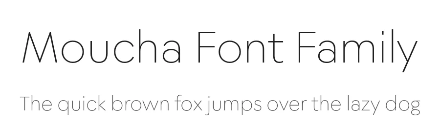 Moucha Font Family by Vibrant Types β Sans Serif Font