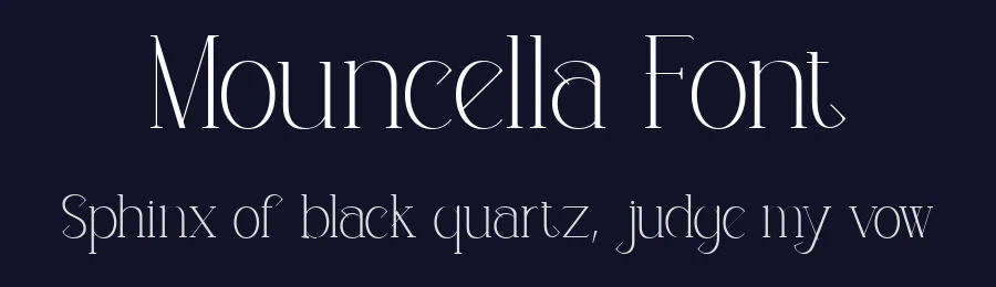 Mouncella Font by Muksal Creative — Serif Font — thumbnail 2