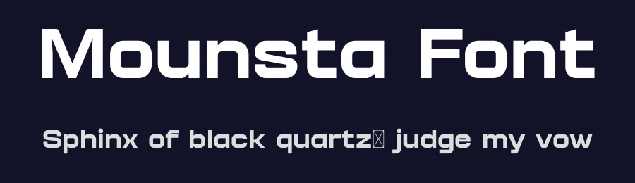 Mounsta Font by Skillyas Studio — Sans Serif Font — thumbnail 2