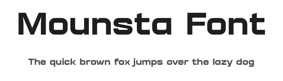 Mounsta Font by Skillyas Studio β Sans Serif Font