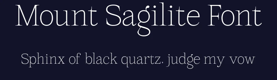 Mount Sagilite Font by afkaristudio — Serif Font — thumbnail 2