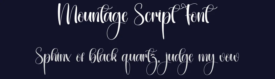 Mountage Script Font by creativeletter — Script Handwritten Font — thumbnail 2