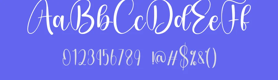 Mountain Calligraphy Script Font by creativeletter — Script Handwritten Font — thumbnail 3