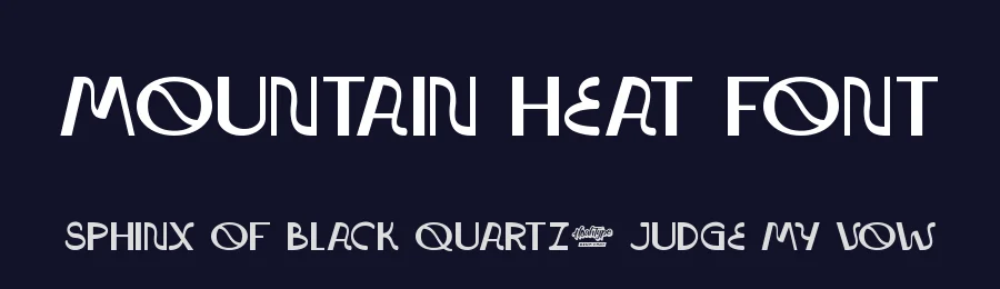 Mountain Heat Font by noahtype — Decorative Font — thumbnail 2