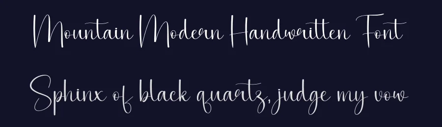 Mountain Modern Handwritten Font by andikastudio — Script Handwritten Font — thumbnail 2