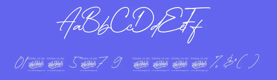 Mountain Signature Font by Almarkha Type — Script Handwritten Font — thumbnail 3