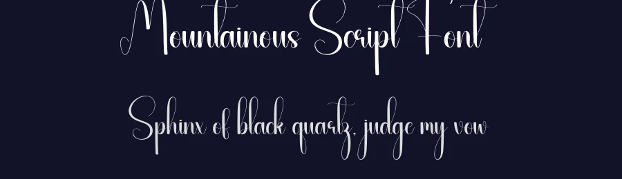 Mountainous Script Font by andikastudio — Script Handwritten Font — thumbnail 2